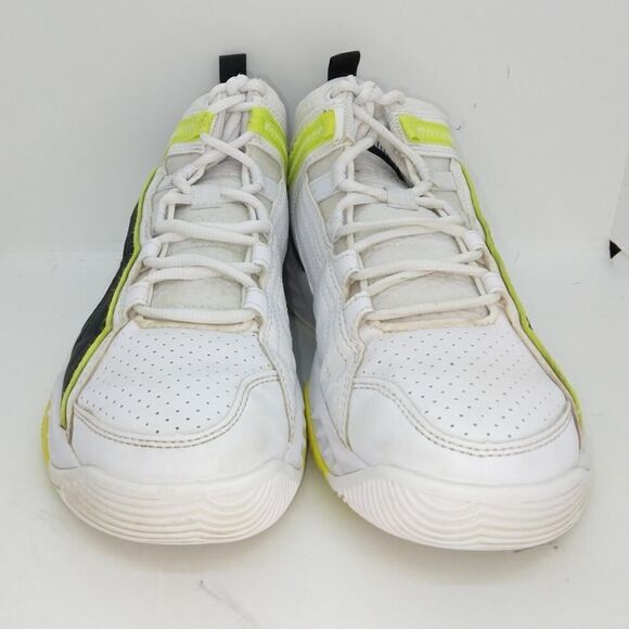 Puma Rebound Future Evo Core Mens Pre-owned White/Black/Yellow Sneakers - sz. 7 - Picture 2 of 6